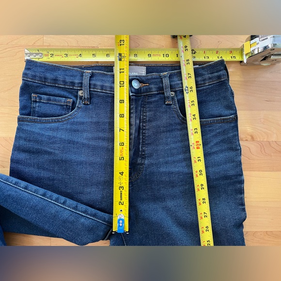 29 (6-8)👖Like New Everlane High Rise Slim Straight Cigarette Ankle Blue Jean 29 - Picture 7 of 17